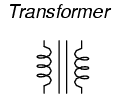 Schematic symbol for transformer