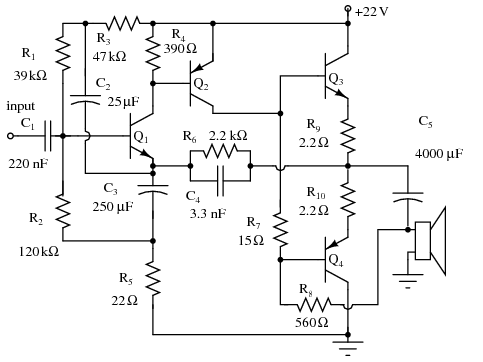 Direct coupled complementary symmetry