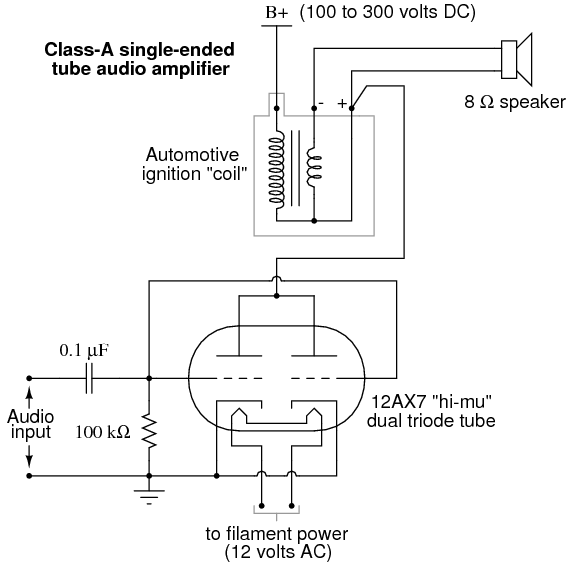 Vacuum Tube Audio Amplifier Electrical Engineering Textbooks 