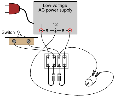 Switch AC supply