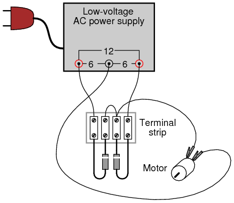 terminal strip motor