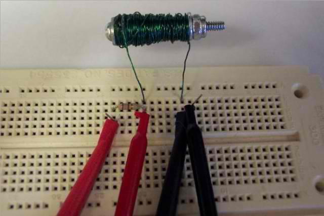 connections measuring the inductance