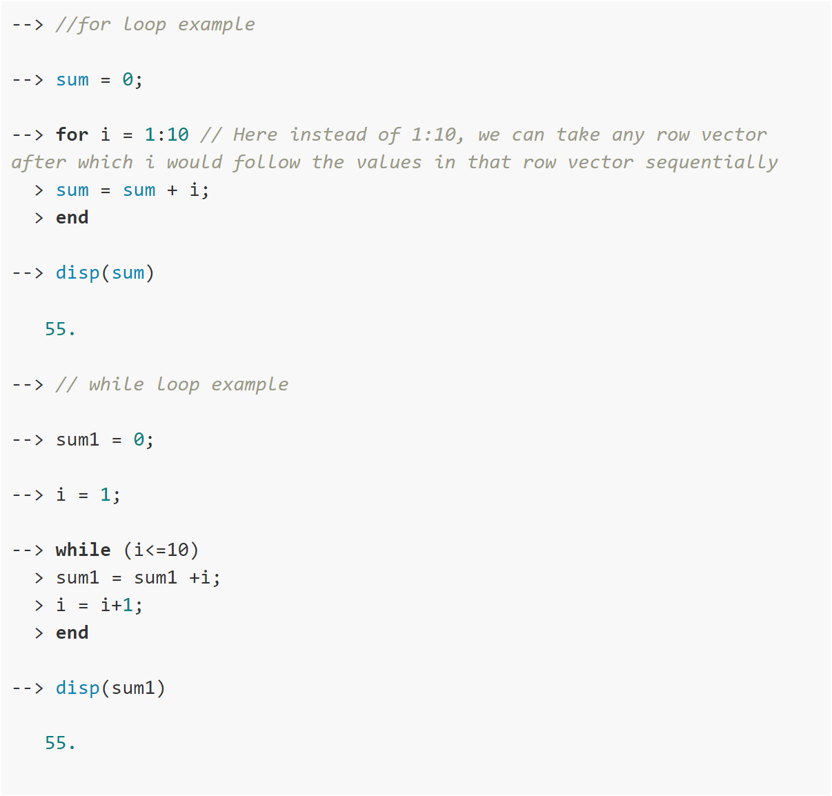 scilab serial port example