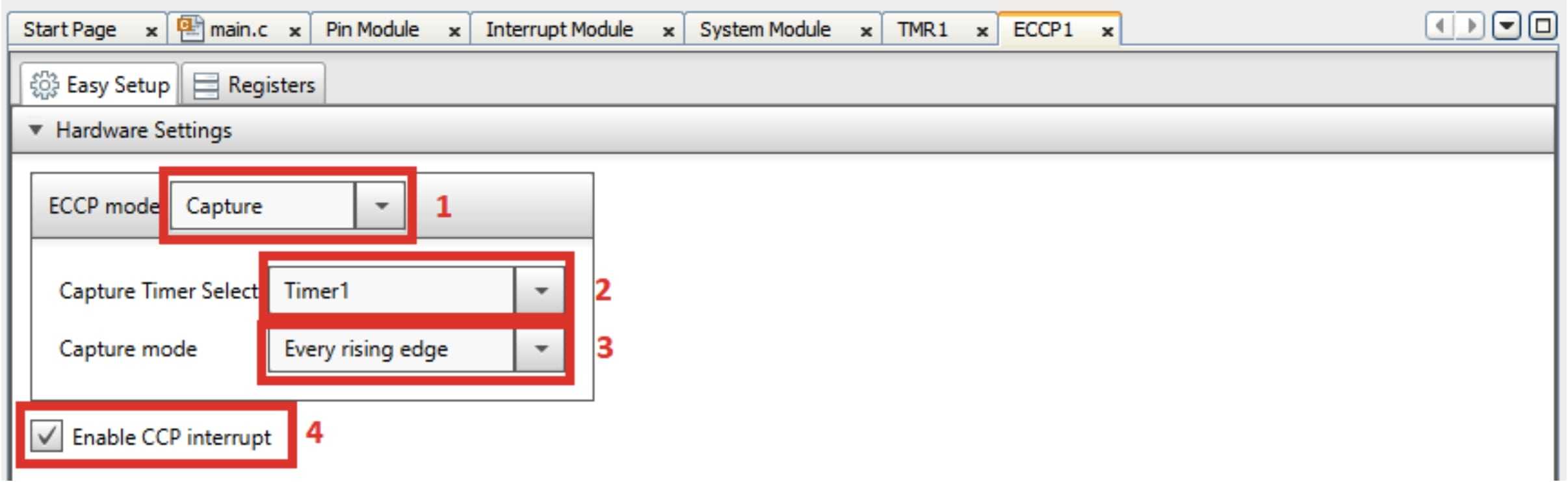 ECCP module configuration ECCP module configuration