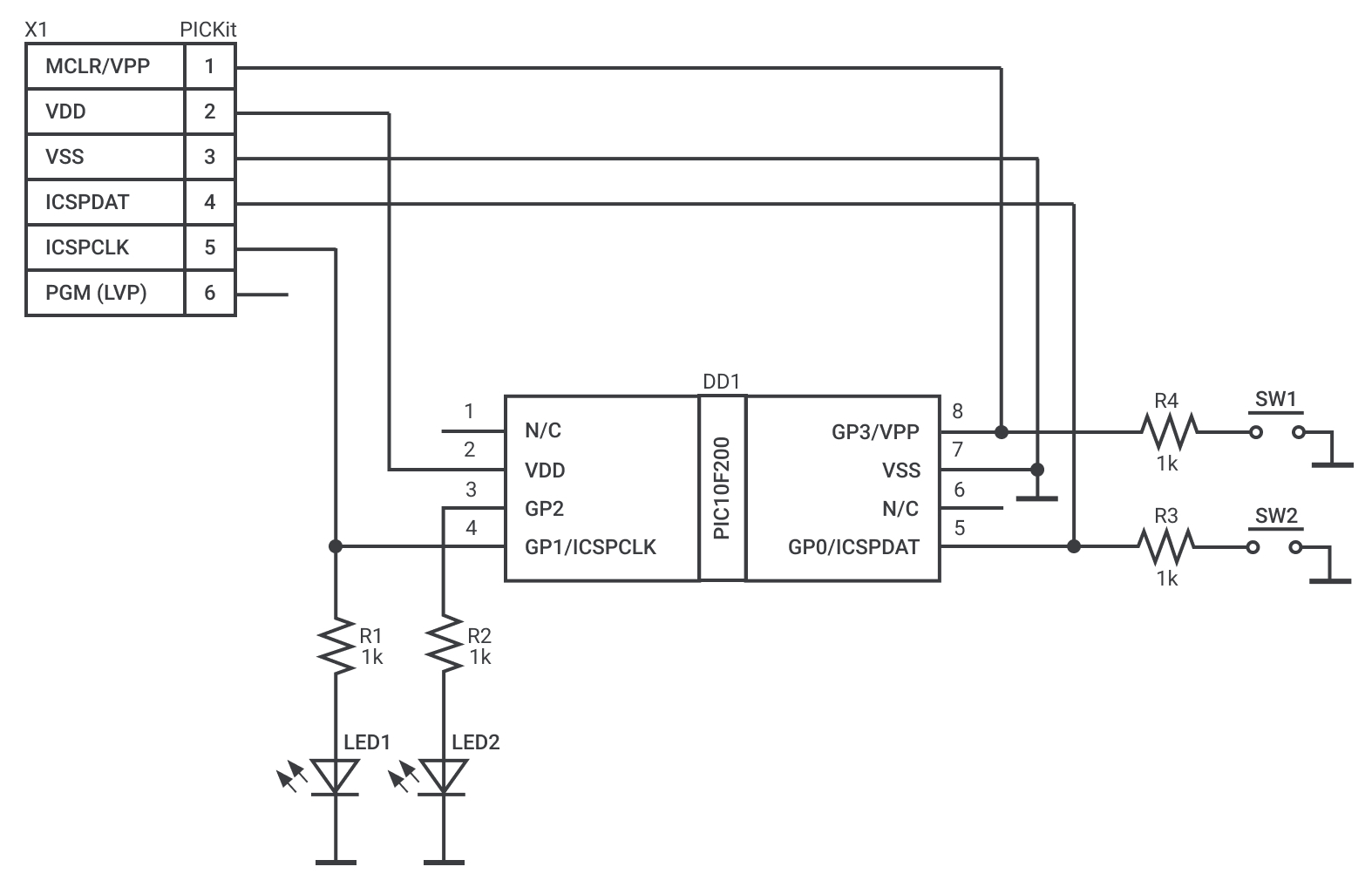 Figure 1. Schematic diagram of the initial circuit. Figure 1. Schematic diagram of the initial circuit.