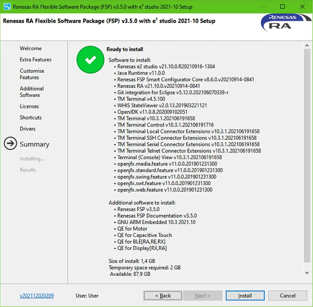 Figure 9 - Custom Installation Step 8 Figure 9 - Custom Installation Step 8