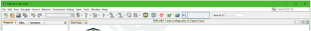 Figure 9 - MPLAB Code Configurator Icon Figure 9 - MPLAB Code Configurator Icon