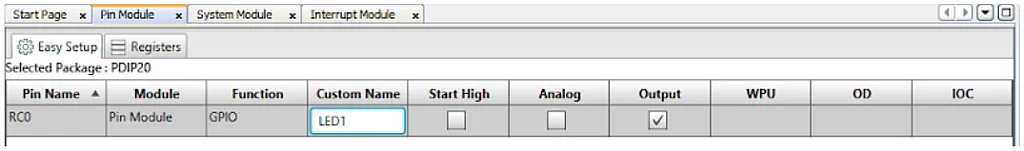 Figure 12 - RC0 Pin after Configuration Figure 12 - RC0 Pin after Configuration