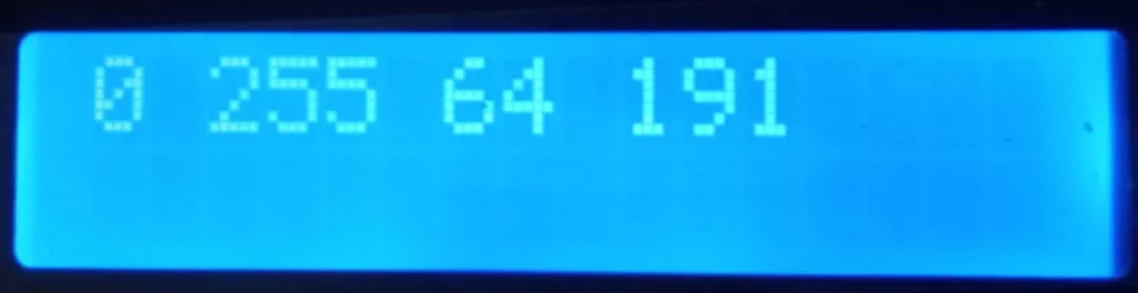 Figure 15 - Code of the pressed button Figure 15 - Code of the pressed button