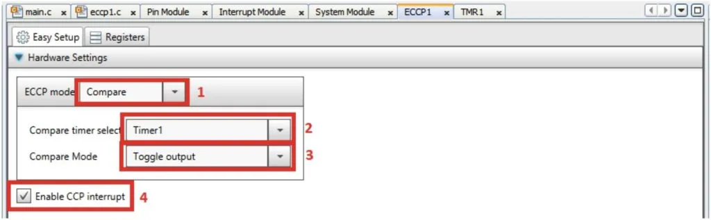 ECCP module configuration ECCP module configuration