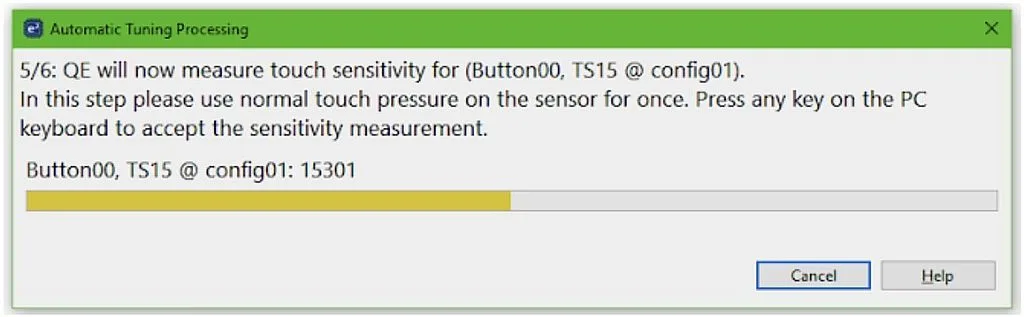 Measuring touch sensitivity Measuring touch sensitivity