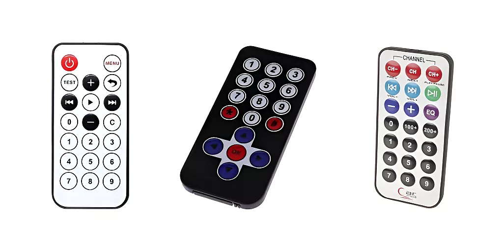 Figure 1 - IR remote from Arduino sets Figure 1 - IR remote from Arduino sets