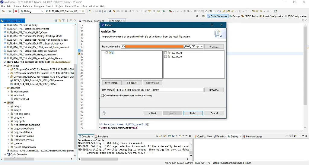 Importing the delay and LCD libraries. Importing the delay and LCD libraries.