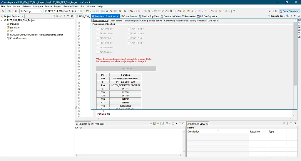 Figure 33. Code Generator Pin Assignment Fix Settings. Figure 33. Code Generator Pin Assignment Fix Settings.
