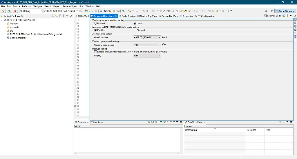 Figure 37. Disabling Watchdog Timer. Figure 37. Disabling Watchdog Timer.