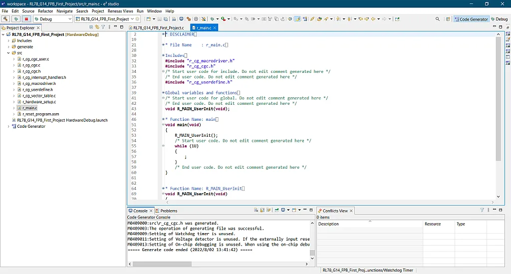 Figure 45. main() Function. Figure 45. main() Function.