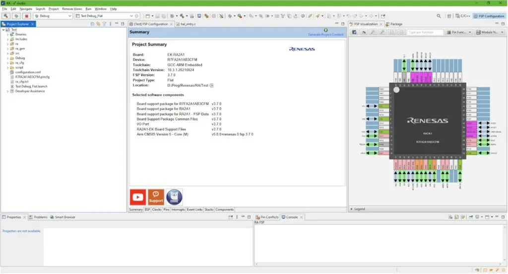 Figure 1 - e2 Studio IDE Figure 1 - e2 Studio IDE