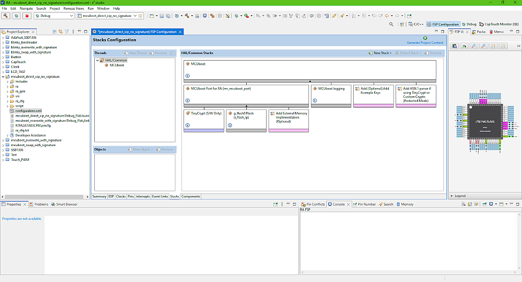 Updated MCUboot stack Updated MCUboot stack