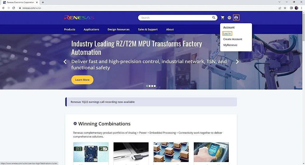Downloading e2 studio Downloading e2 studio