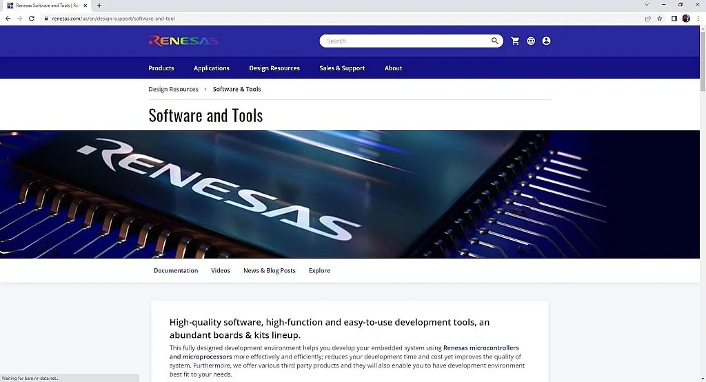 Downloading e2 studio Downloading e2 studio