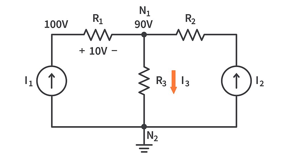 How to Solve Complicated Circuits with Kirchhoff's Current Law (KCL ...