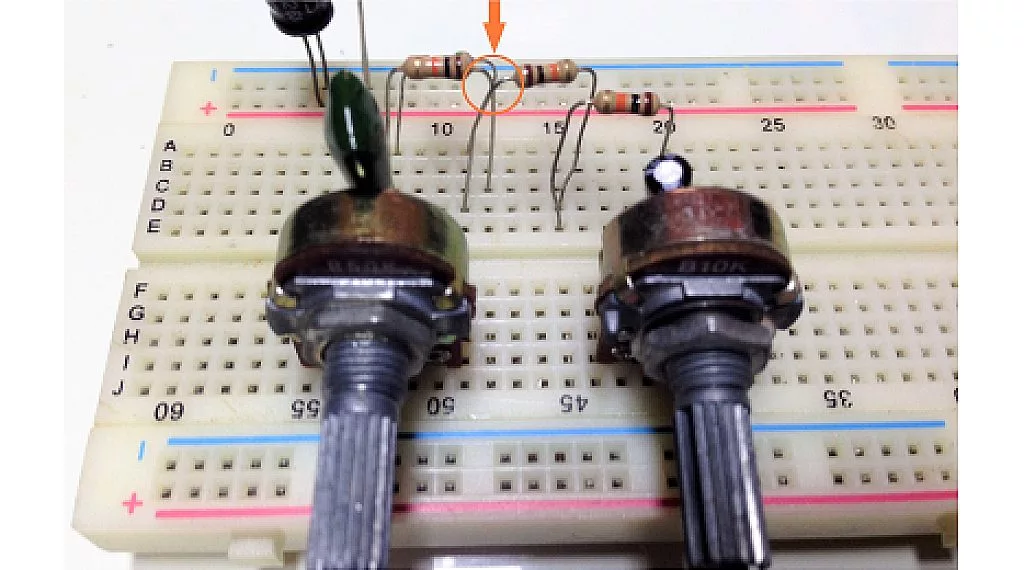 Components connected to Breadboard Components connected to Breadboard