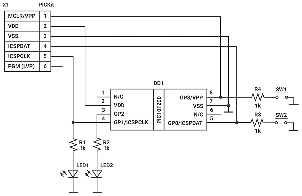Figure 1. Schematic diagram of the initial circuit. Figure 1. Schematic diagram of the initial circuit.