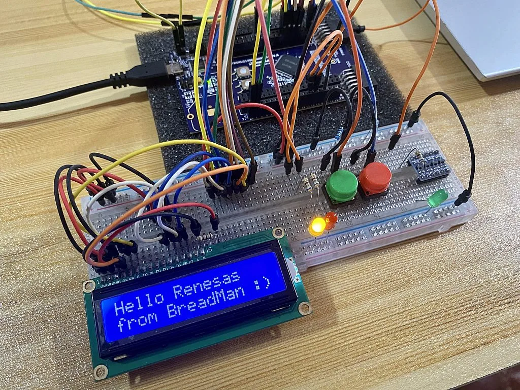 RL78/G14 FPB and 1602 LCD Sample Code Output. RL78/G14 FPB and 1602 LCD Sample Code Output.