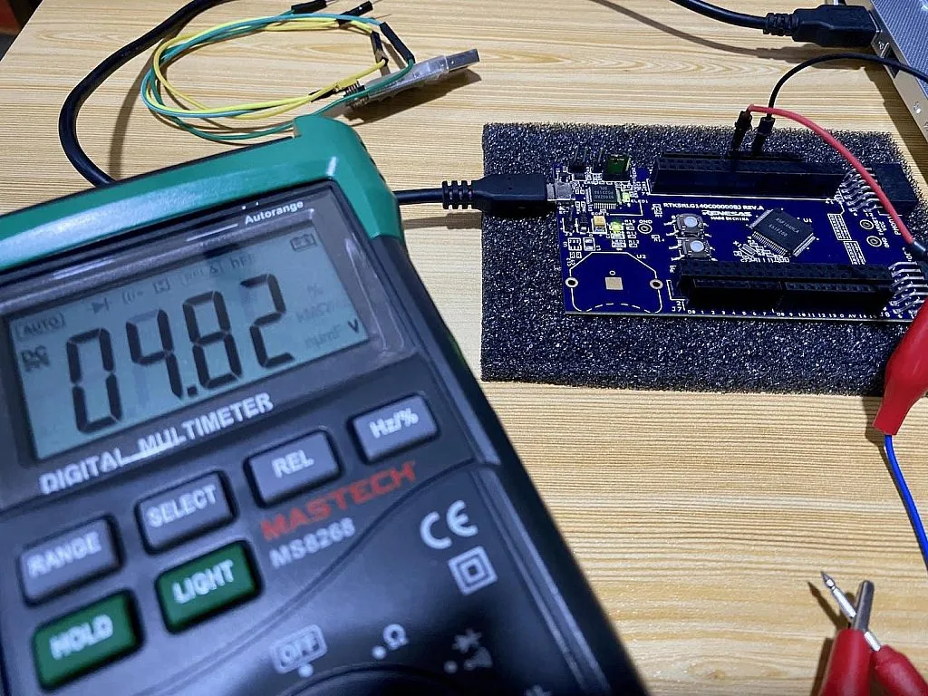 Testing power supply selector Testing power supply selector