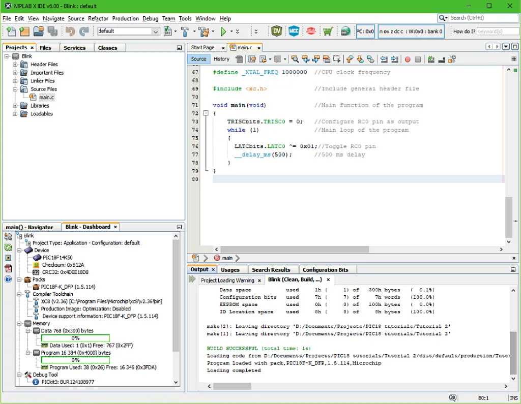 Figure 10 - Project Build Successful Figure 10 - Project Build Successful