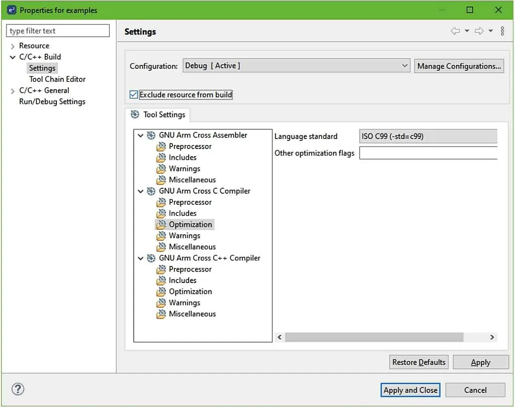 Excluding resource from build Excluding resource from build