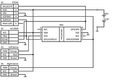 Obstacle Avoidance Robot Microcontroller Basics | CircuitBread