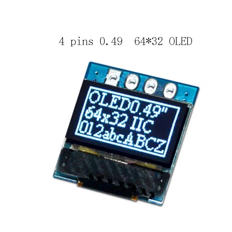 64x32 pixels OLED display module