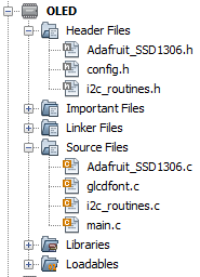 Project structure with all required files