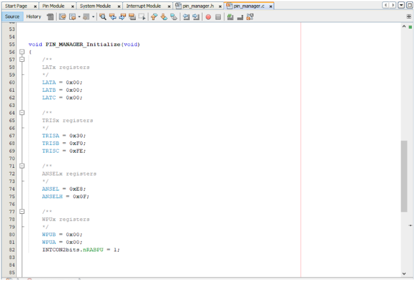 Figure 17 - “pin_manager.c” file